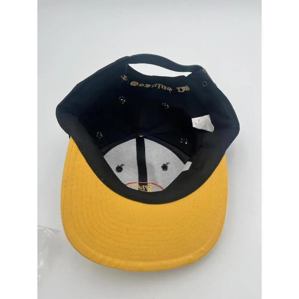 Vintage New Miller Genuine Draft Black and Yellow Snapback Hat